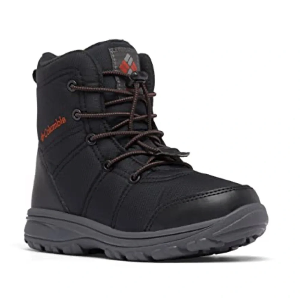 Columbia Kids Black and Gray Waterproof Winter Boot